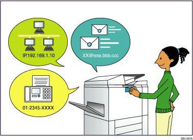 Illustration of I want to register destinations!