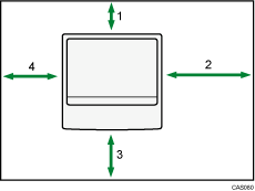 Illustration of access to the machine numbered callout illustration