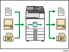 Illustration of utilizing stored documents