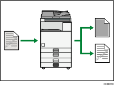 Illustration of preventing an unauthorized copy