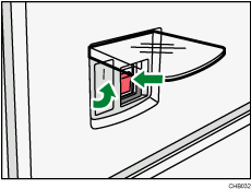 Main power switch illustration