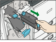 Punch waste box illustration