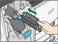 Punch waste box illustration