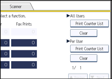 Operation panel screen illustration
