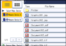 Operation panel screen illustration