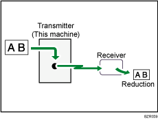 Illustration of transmission with Auto Reduce