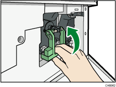 Adding toner illustration