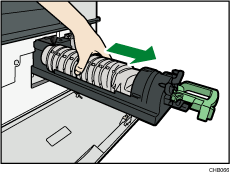 Adding toner illustration