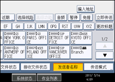 操作面板屏幕插图