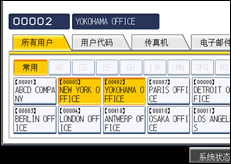 操作面板屏幕图例