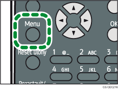 Ilustrace tlačítka Menu