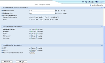 Illustration af skærmbillede i webbrowser