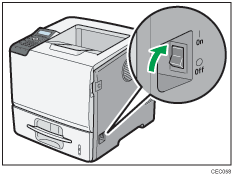 Illustration af printer