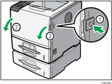 Illustration af printer