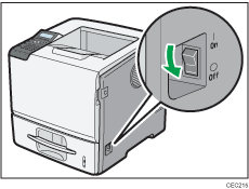 Illustration af printer