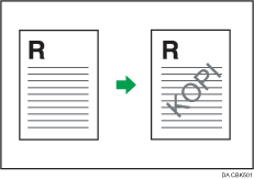 Illustration af vandmærke