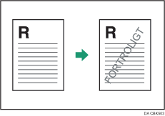 Illustration af vandmærke