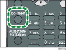 Abbildung Job-Reset-Taste