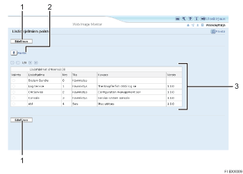 Numeroitu Internet-selaimen näytön kuva