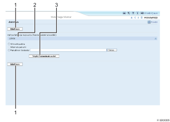 Numeroitu Internet-selaimen näytön kuva