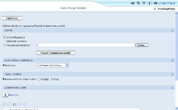 Selaimen näytön kuva
