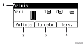 Kuva näytön osista