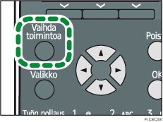 Vaihda toimintoa -näppäimen kuva