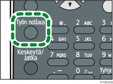 Kuva Työn nollaus -painikkeesta