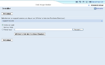 Illustration de la page du navigateur Web