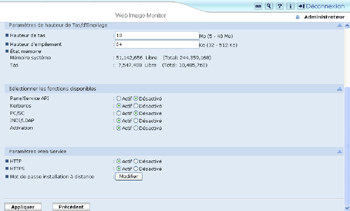 Illustration de la page du navigateur Web