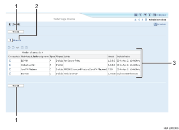 Webböngésző ábrája számozott illusztráció