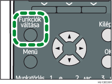 A Funkciók váltása gomb illusztrációja