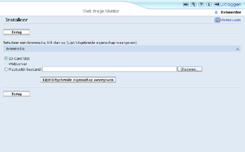 Webbrowser-schermillustratie