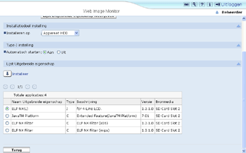 Webbrowser-schermillustratie