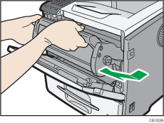 Illustratie van de printer