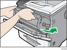 Illustratie van de printer