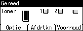 Schermafbeelding bedieningspaneel
