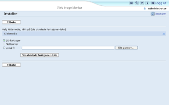 Illustrasjon av nettleserskjerm