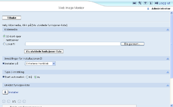 Illustrasjon av nettleserskjerm