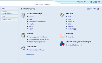 Illustrasjon av nettleserskjerm