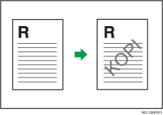 Illustrasjon av vannmmerke