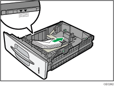 Imagem da bandeja de alimentação de papel