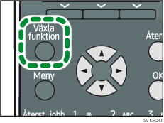 Bild på tangenten Växla funktion