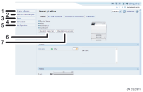 Bild av webbläsarfönster med numrerade bildtexter