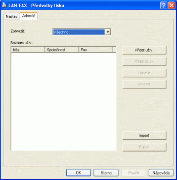 Ilustrace obrazovky aplikace