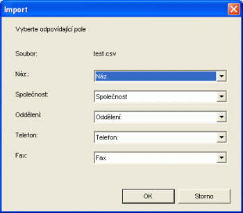 Ilustrace obrazovky aplikace