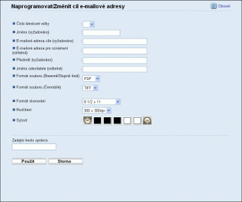 Ilustrace obrazovky webového prohlížeče