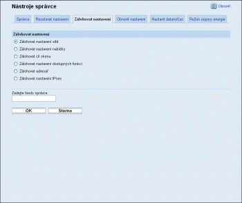 Ilustrace obrazovky webového prohlížeče