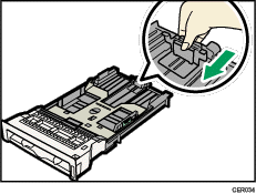 Illustration af papirkassette