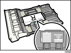 Illustration af papirkassette